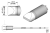 JBC C470006 паяльне жало, chisel, 10 x 2,5 mm, HT