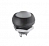 Apem ISR3PAD200 кнопка, Ø 12 mm, Momentary (NO), Threaded bushing, black actuator, 400 mA 32 VAC - 100 mA 48 VDC, IP67