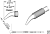 JBC C120012 паяльне жало, conical bent, Ø 0,7 mm S2