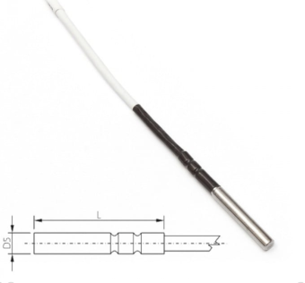 Sensit серія TR 125B-40 Pt1000, 3-провідний PTFE, - 190 to 150°C кріогенний датчик температури 2 м
