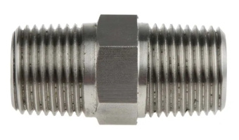 RS PRO 2226636 фітинг 1/2in NPT(T) Male x 1/2in NPT(T) Male