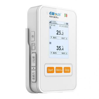 Elitech RCW-360P-TH реєстратор температури та вологості, -20 до +60 °C, Multi-Use, 4G, TFT, IP64