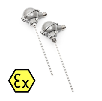 Sensit K 120-120 термочутливий датчик для вибухонебезпечних середовищ датчик температури з комутаційною головкою, Pt 100/3850, -50 °C до +80 °C, IP 66