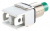 Apem 1212C3 кнопка, Ø 12 mm, momentary, NC, 2 A 250 VAC/24 VDC, green color