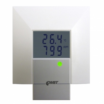 Comet T8148 датчик температури та рівня CO2, 1ch, -10 to +50 °C, 0 to 2 000 ppm, 2х 4-20mA, LCD