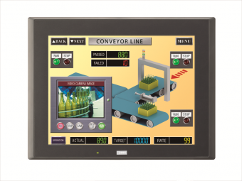 IDEC HG3G-VAXT22MF-W HMI панель, 10.4", Color-TFT, 1024 x 768, 24V DC