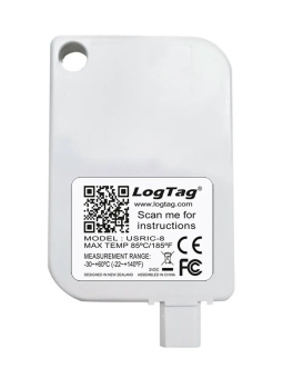 LogTag USRIC-8 реєстратор температури, -30 до +60 °C, USB, Single-Use, IP65