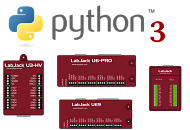 Обновление программного обеспечения Python 3 для модулей DAQ LabJack UD Series & U12