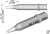 JBC 0300509 паяльне жало T-20D, chisel, 3 x 1.5 mm