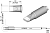 JBC C470015 паяльне жало, chisel, 6 x 1,7 mm