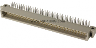 Harting 09 02 164 7921 роз'єм, DIN 41612, Type B, 64 Contacts, Plug, 2.54 mm, 2 Row, a+b