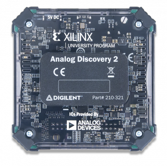 Digilent Analog Discovery 2 осцилограф, PC Based, 2 Channels, 30 МГц