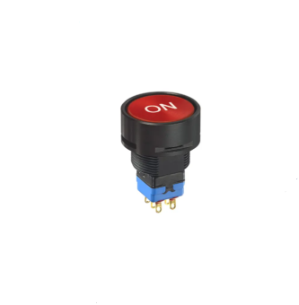 Apem WPS456G кнопка, Ø 24 mm, Double pole, 4A 28VDC, Momentary, red color, IP67/IP69K