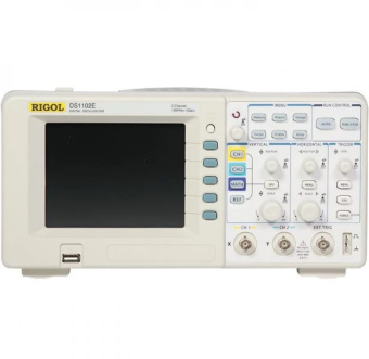 RIGOL DS1102E цифровий осцилограф, 100 МГц, 2 аналогових канали, 1 Гвиб/с