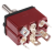 Apem 3647NF/2 тумблер, DP, MOM-OFF-MOM, 12A, 28VDC, IP67