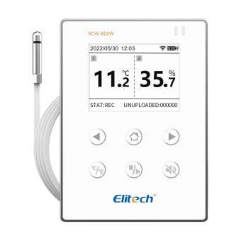Elitech RCW-800 WiFi THE реєстратор температури та вологості, -40 до +80 °C, Multi-Use, Wi-Fi, LCD, IP64