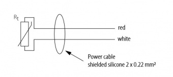 Sensit NS 150A контактний датчик температури, Ni 1000/5000, -50 до +130 °C, 2м
