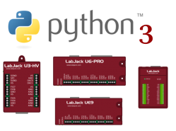 Обновление программного обеспечения Python 3 для модулей DAQ LabJack UD Series & U12