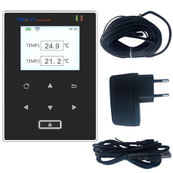 Elitech RCW-600 WiFi двоканальний реєстратор температури, -40 до +80 °C, Multi-Use, Wi-Fi, LCD, IP64