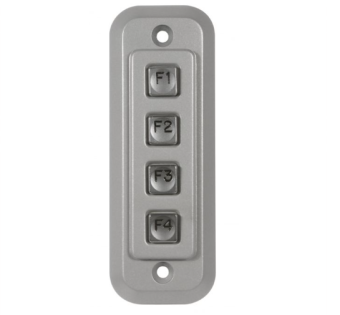 Storm Interface 1K04210 клавіатура, 4 "F" keys, Vandal resistant, IP65