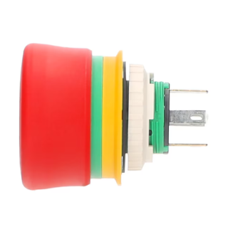 IDEC XA1E-BV3SG02TRH кнопка аварійного відключення, Ø16, 2NC, Short Body, Ø30 Bright-Red Button, Solder/Tab Terminals