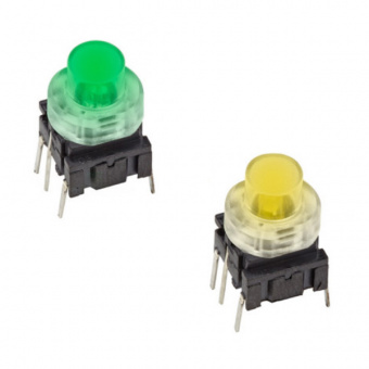 MEC 1S серія ковпачків для PCB кнопок, Ø6.5 mm