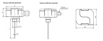 Sensit SD164 датчик температури, -50 до +130 °C, CAN / CANOpen-CIA DS 301, IP 65