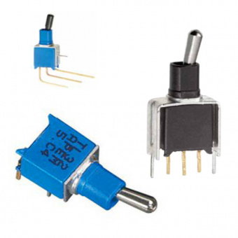 Apem серія тумблерів TL SERIES, 1-2 pole, 0.5 A 48 VAC/DC, ON-ON/ON-OFF-ON, Washable, Bracket mounting