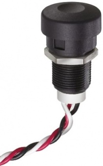 Apem IHLR0135F2 кнопка на ефекті Холла, Ø 12 mm, Linear, 9 mA, 6.5 VDC - 24 VDC with 5V regulator, Soft Operation Force, IP67