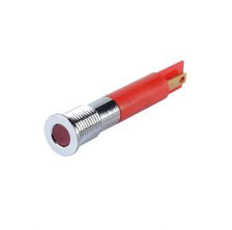 Apem Q8F1CXXR12E світлодіодний індикатор, Ø8mm, 12VDC, Red, IP67
