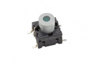 MEC 1LS серія ковпачків для PCB кнопок, Ø6,5 mm, LED, round lens