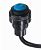 Apem IZPR1F462 кнопка, Ø 16 mm, Latching (OFF-ON), red actuator, 100 mA 24 VDC, IP67