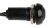 Apem ILP3FAD2 кнопка, Ø 12 mm, Momentary (NO), black actuator, 2 A 24 VDC, IP67