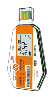 Elitech LogEt 1 реєстратор температури, -30 до +70 °C, Single-Use, PDF, USB, LCD, IP67