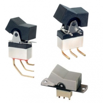 Apem серія клавішних перемикачів S-SR Series, 1 or 2 poles, UL94-V0