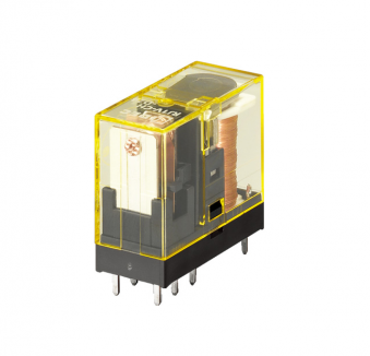 IDEC RJ22V-C-A12 реле,12VAC, DPDT, 1A, PCB mount, 2 Poles, Bifurcated
