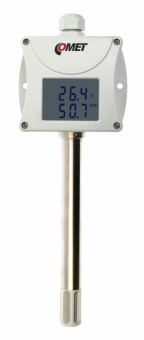 Comet T0213 датчик температури та вологості, -30 to +125 °C, 0 to 100% RH, 0-10V, LCD, 150mm probe