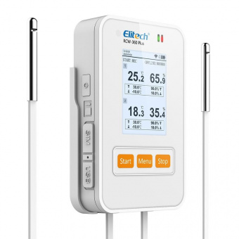Elitech RCW-360PW-THDE реєстратор температури та вологості, 2ch,  -40 до +80 °C, Multi-Use, Wi-Fi, TFT, IP65