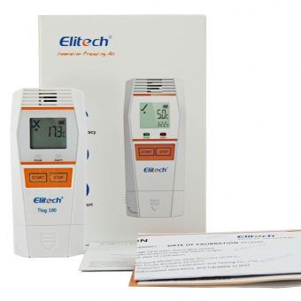 Elitech Tlog 100 реєстратор температури, -30 до +70 °C, Multi-Use, PDF, USB, LCD, IP65