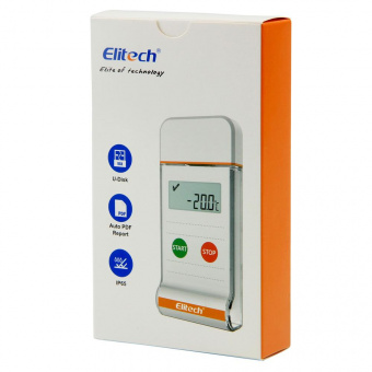 Elitech LogEt 8 TE реєстратор температури, -40 до +85 °C, Multi-Use, PDF, USB, LCD, IP65