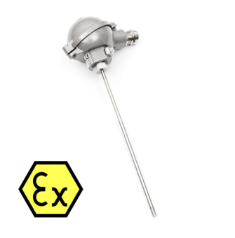 Sensit K 120-120 термочутливий датчик для вибухонебезпечних середовищ датчик температури з комутаційною головкою, Pt 100/3850, -50 °C до +80 °C, IP 66