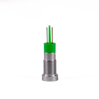 Apem Q8R9CXXG24AE світлодіодний індикатор, Ø8mm, 24VAC/VDC, Green, IP67