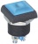 Apem IRC3V212 кнопка, Ø 16 mm, Momentary (NO), blue actuator, 4 A 48 VDC/ 2 A 250 VAC, IP67