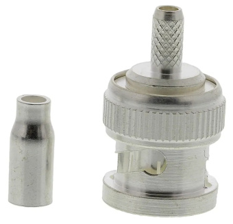 TE Connectivity 1-1337430-0 роз'єм, 50Ω, BNC, Plug 